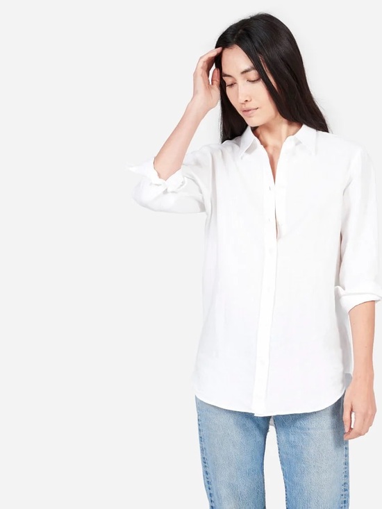 Everlane The Must-Have Shirt in Linen Size: 12, NWT